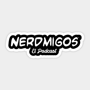 Nerdmigos Podcast Logo Dark Sticker